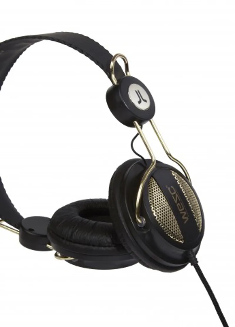 WeSC Oboe Golden Headphones - Black-1